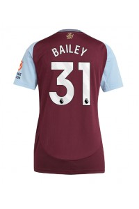 Aston Villa Leon Bailey #31 Fotballdrakt Hjemme Klær Dame 2024-25 Korte ermer